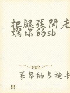 把腿张开老子臊烂你的sb封面