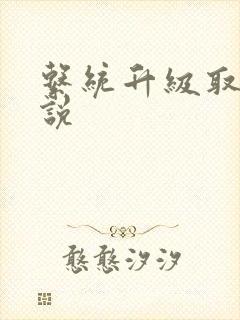 系统升级取液小说