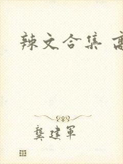 辣文合集 高h