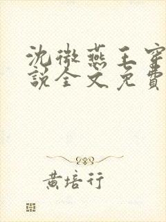 沈微燕王穿越小说全文免费阅读