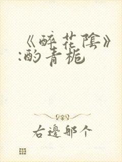 《醉花阴》作者:酌青栀