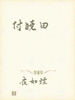付晓田