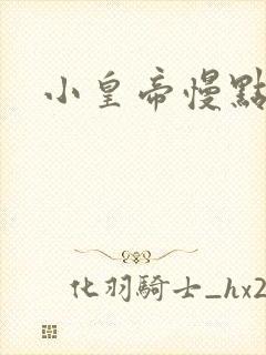 小皇帝慢点疼封面