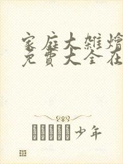 家庭大杂烩小说免费大全在线阅读封面