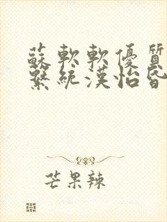 苏软软优质灌溉系统汉怡昏封面