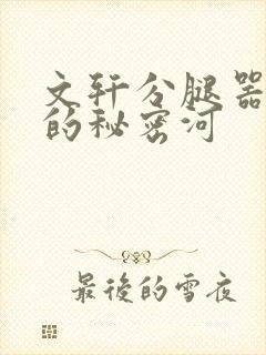 文轩分腿器河马的秘密河