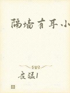 隔墙有耳小说