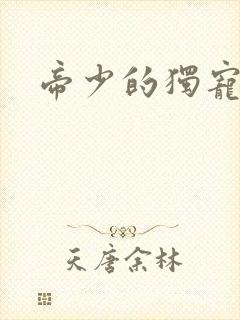 帝少的独宠娇妻封面
