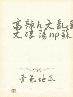高辣h文乱乳h文浪荡np苏夏
