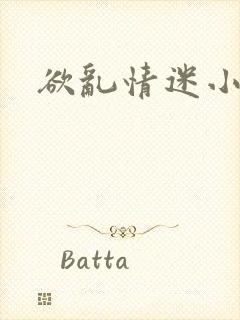 欲乱情迷小说