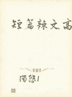短篇辣文高h