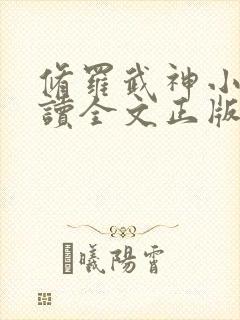 修罗武神小说阅读全文正版