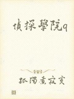 侦探学院q