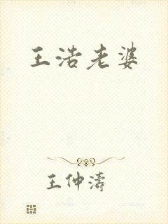王浩老婆