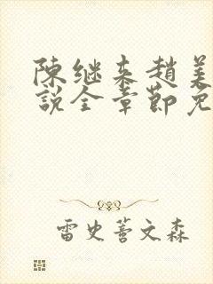 陈继来赵美媛小说全章节免费阅读封面