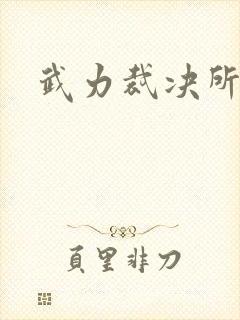 武力裁决所