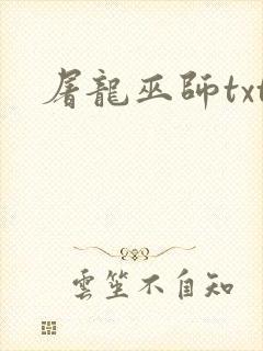 屠龙巫师txt
