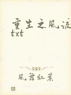 重生之风流仕途txt