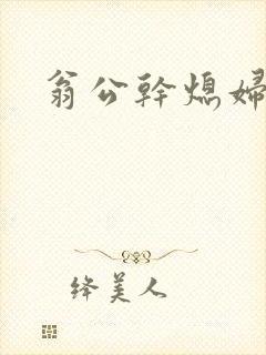翁公干熄妇封面