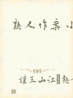 熟人作案 小说封面