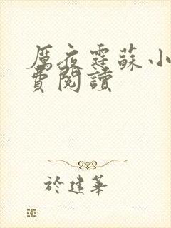 厉夜霆苏小汐免费阅读