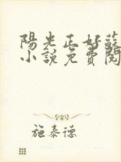 阳光正好苏玥玥小说免费阅读