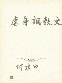 虐身调教文封面