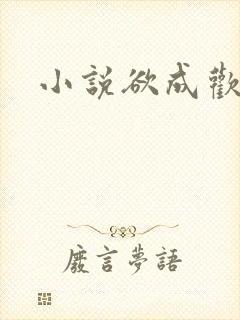 小说欲成欢