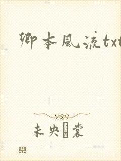 卿本风流txt封面