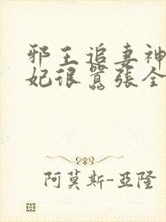 邪王追妻神医狂妃很嚣张全文免费