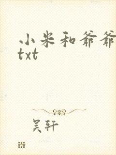 小米和爷爷全篇txt