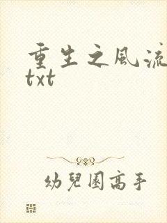 重生之风流仕途txt