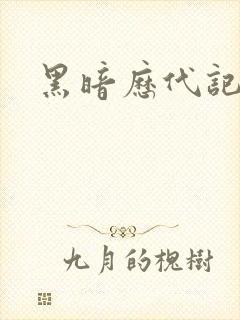 黑暗历代记封面