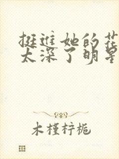 挺进她的花苞啊太深了明星小说