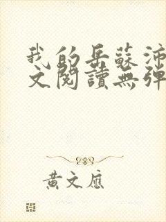 我的岳苏沛真全文阅读无弹窗笔趣阁
