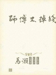 师傅又掉线了封面