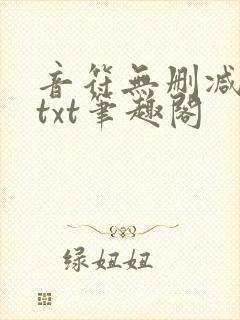 音符无删减全文txt笔趣阁封面