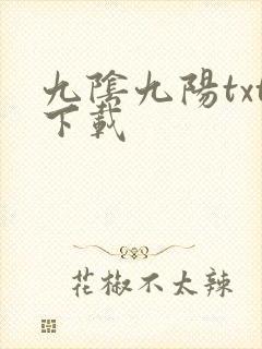 九阴九阳txt下载