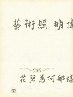 艺术照 明伟