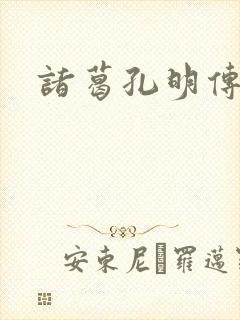 诸葛孔明传