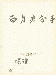 白月光分手日常封面