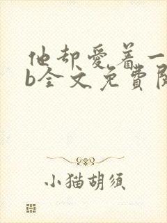 他却爱着一个sb全文免费阅读封面