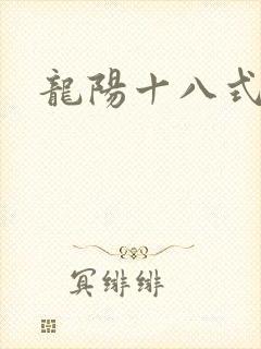 龙阳十八式
