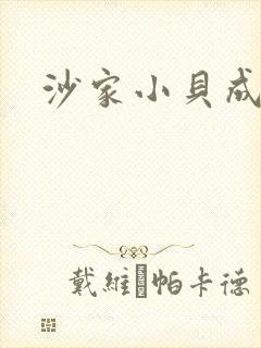 沙家小贝成长记封面