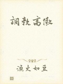 调教高傲封面
