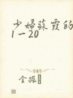 少妇苏霞的沉沦1一20