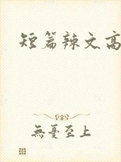 短篇辣文高h