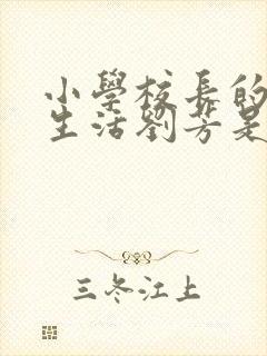 小学校长的幸福生活刘芳是谁封面