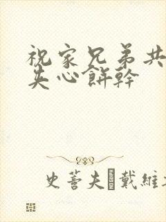 祝家兄弟共享后夹心饼干
