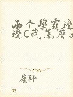两个学霸边做题边C我怎么办